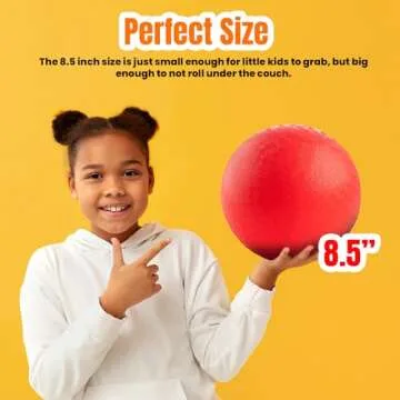 New Bounce Playground Balls - Set of 4 Durable Kickballs