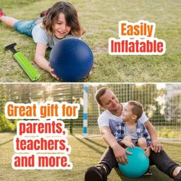 New Bounce Playground Balls - Set of 4 Durable Kickballs