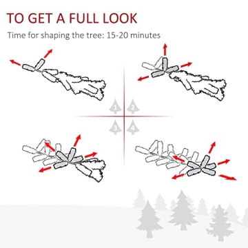 HOMCOM 7ft Douglas Fir Pencil Christmas Tree, Slim Artificial Christmas Tree with 818 Branch Tips and Metal Stand, Skinny Hinged Xmas Tree for Home Party Holiday Decoration, Pink