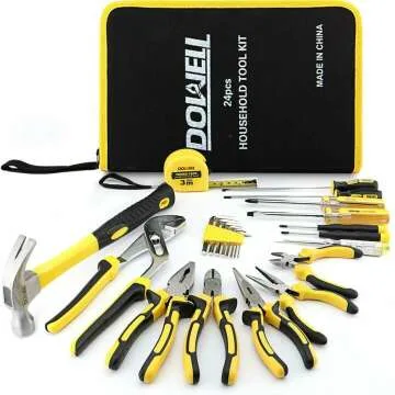 DOWELL 24-Piece Tool Set with Handy Portable Bag