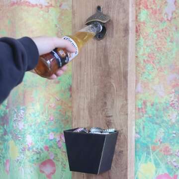 HAIICEN Retro Wall Mounted Bottle Opener in Antique Bronze