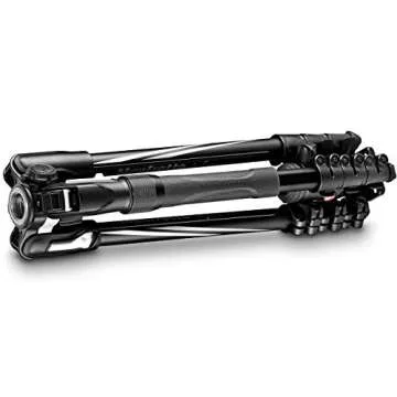 Manfrotto MKBFRLA4B-BHM Befree Advanced 2N1 Travel Tripod with Monopod, Lever Lock, Tripod Bag, Plate and Ball Head Included for Canon, Nikon, Sony, DSLR, CSC, Mirrorless, Up to 9kg, Aluminium