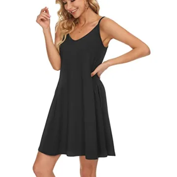 MISFAY Summer Spaghetti Strap Cover Up Dress
