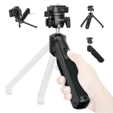 ULANZI Tabletop Tripod for Camera Mini Vlogging Tripod TT38, Uka F38 ClickOpen Flexible Travel Tripo...