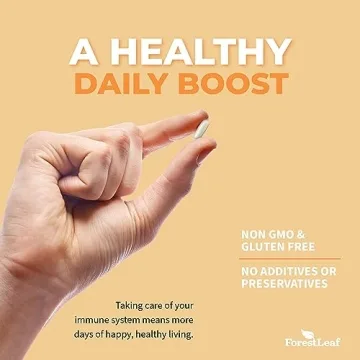 ForestLeaf Vitamin D3 50000 IU for Bone Health and Immunity