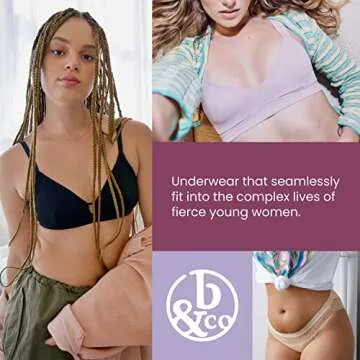 BLAKE & CO. Mesh Inset Bralette – Unlined Bra with Adjustable Straps, Nylon Spandex Wireless Bra, Mesh Bralette - White Bra, Eggnog Ivory, Small