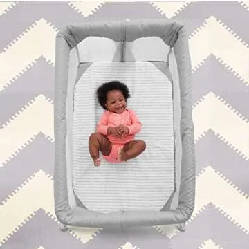 Skip Hop Portable Playard: Play to Night Expanding Travel Crib to Playard