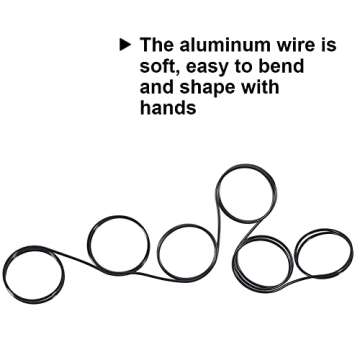 Tenn Well 18 Gauge Aluminum Wire, 165 Feet 1mm Bendable Aluminum Craft Wire for Jewelry Making, Bead...