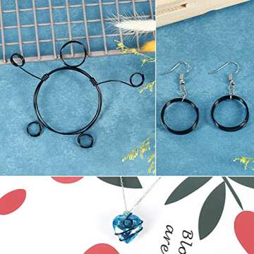 Tenn Well 18 Gauge Aluminum Wire, 165 Feet 1mm Bendable Aluminum Craft Wire for Jewelry Making, Beading, Sculpting, Crafting, Modelling, Wire Weaving and Wrapping