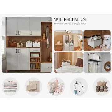 LoforHoney Stylish Collapsible Storage Bins - 2-Pack