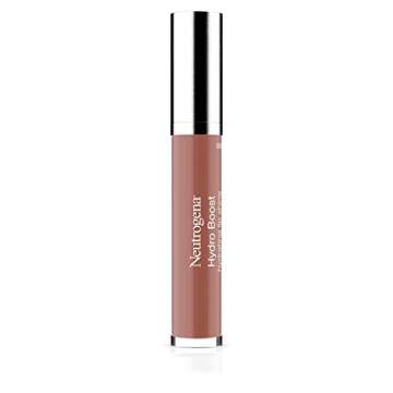 Neutrogena Hydro Boost Moisturizing Lip Gloss, Hydrating Non-Stick and Non-Drying Luminous Tinted Lip Shine with Hyaluronic Acid to Soften and Condition Lips, 27 Almond Nude Color, 0.10 oz