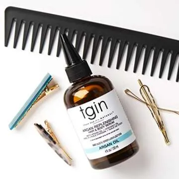 tgin Argan Replenishing Hair Serum - Moisturizing Care for All