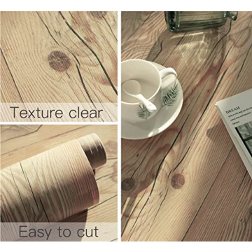 Weathered Wood Wallpaper Peel and Stick Wood Look