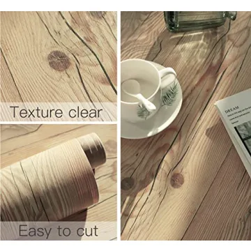 Weathered Wood Wallpaper Peel and Stick Wood Look