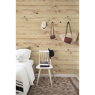 Weathered Wood Wallpaper Peel and Stick Wood Look