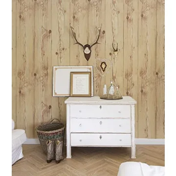 Weathered Wood Wallpaper Peel and Stick Wood Look