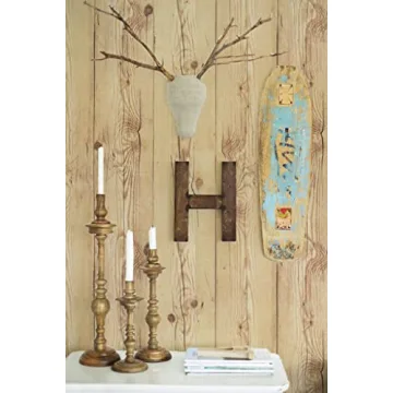 Weathered Wood Wallpaper Peel and Stick Wood Look
