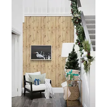 Weathered Wood Wallpaper Peel and Stick Wood Look