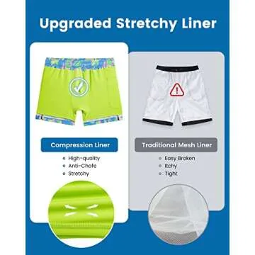 MAAMGIC Mens Swim Trunks Quick Dry Stylish Athletic Shorts