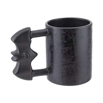 Paladone Batman Batarang Shaped Ceramic Mug - Officially Licensed Superhero Merchandise