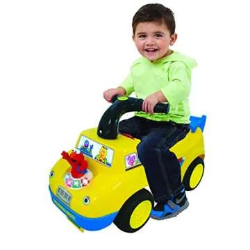 Sesame Street Elmo School Bus Ride-On, 12 months to 36 months