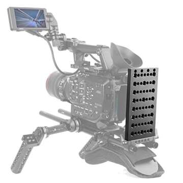 SMALLRIG Cheese Plate with Dual Rod Clamp - Versatile Accessory