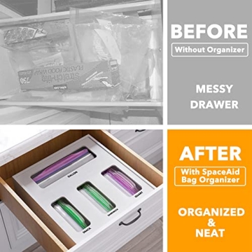 SpaceAid Bamboo Bag Storage Organizer for All Bag Sizes