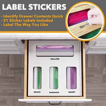 SpaceAid Bamboo Bag Storage Organizer for All Bag Sizes