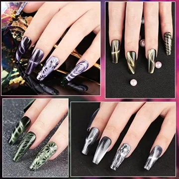 Clara Colors 12 Colors Cat Eye Gel Nail Polish Set - Galaxy Series