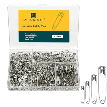 Versatile Wenrook 300 Pack Safety Pins Assorted Sizes