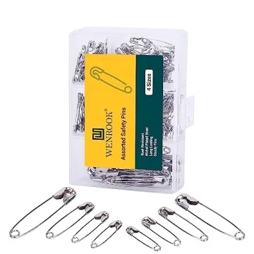Versatile Wenrook 300 Pack Safety Pins Assorted Sizes
