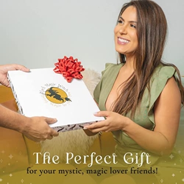 Black Magic Witch Moon Mirror Set for Home Elegance