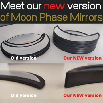 Black Magic Witch Moon Mirror Set for Home Elegance