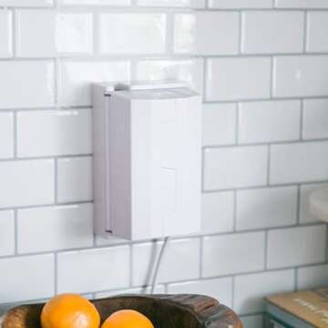 Outlet Cover Box for Child Safety (2 Pack) Duplex & Decorator Electrical Outlet Plates, Concealed Access Buttons, and Spacious Compartment - Jool Baby