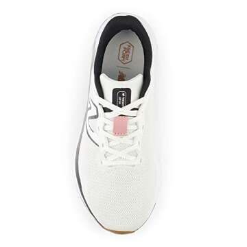 New Balance Women's Fresh Foam Arishi V4 Running Shoe, White/Tobacco, 8 Wide