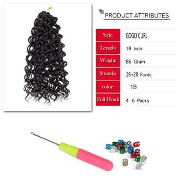 Synthetic Deep Twist Crochet Hair for Ombre Styles