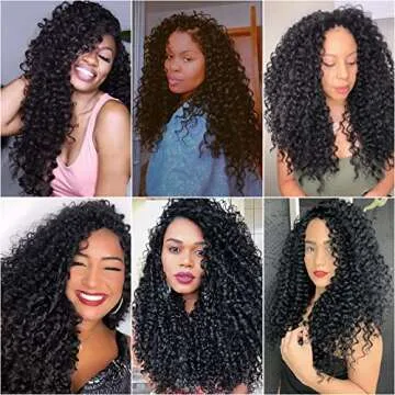 Synthetic Deep Twist Crochet Hair for Ombre Styles