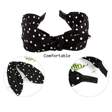 Jaciya 6 Piece Stylish Turban Headbands for Women