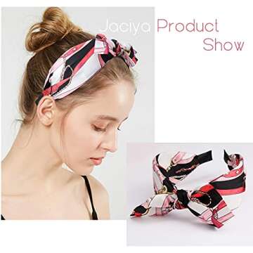 Jaciya 6 Piece Stylish Turban Headbands for Women