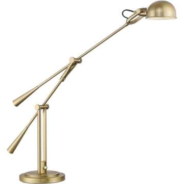 Z-Lite 741TL-HBR Grammercy Park Table Lamp, 1-Light 100 Watts, Heritage Brass
