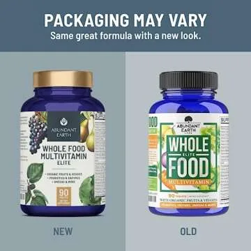 Abundant Earth Whole Food Multivitamin for Women, Daily Multi Vitamins Supplements for Men/Mens Mult...