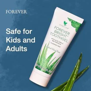 Forever Living Bright Toothgel - Fluoride-Free Mint Flavor