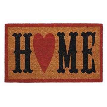 DII Heavy Duty Coir Doormat with Nonslip Vinyl Backing, Welcome Mat Outdoor Entry Way & Front Porch ...