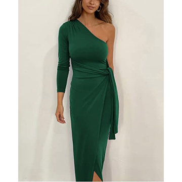Elegant BTFBM One Shoulder Cocktail Dress for Women