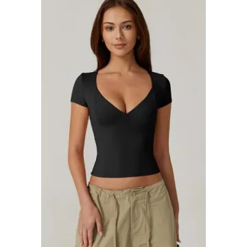 Stylish QINSEN Sweetheart Neckline Crop Top for Women