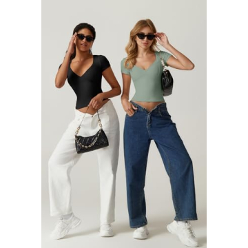 Stylish QINSEN Sweetheart Neckline Crop Top for Women