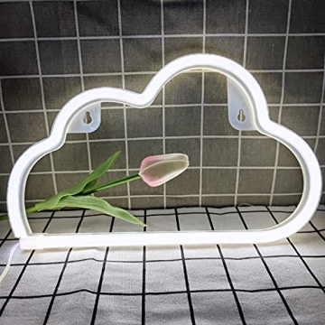 Cloud Neon Light - USB or Battery Powered Wall Decor