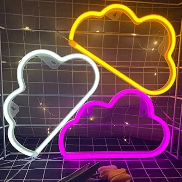 Cloud Neon Light - USB or Battery Powered Wall Decor