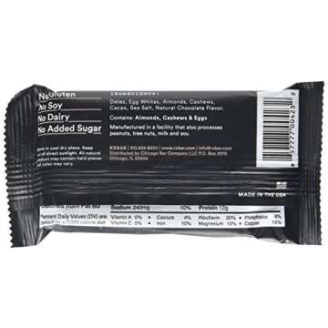 RXBAR Chocolate Sea Salt Protein Bars - Healthy Snacking