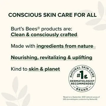 Burt's Bees BB Cream With SPF 15, Broad-Spectrum Sunscreen Tinted Lotion for All Skin Types, 98.9 Percent Natural Origin Skin Care, Light, 1.7 oz. Tube